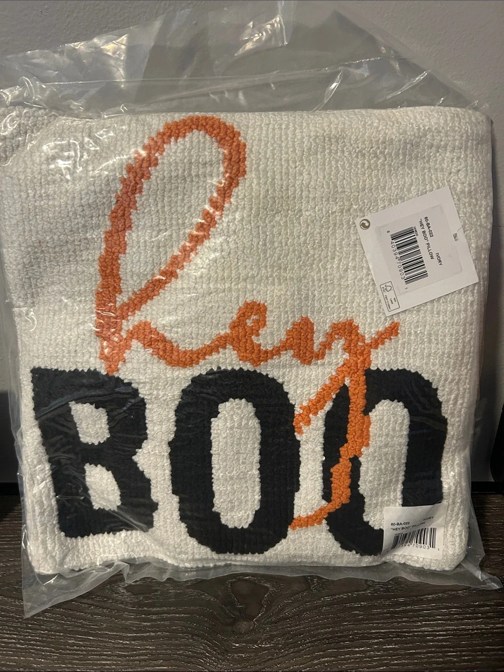Anthropologie Shiraleah Hey Boo Pillow NWT